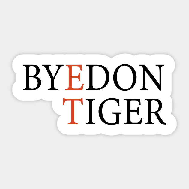 BYEDON TIGER Sticker by Gigart